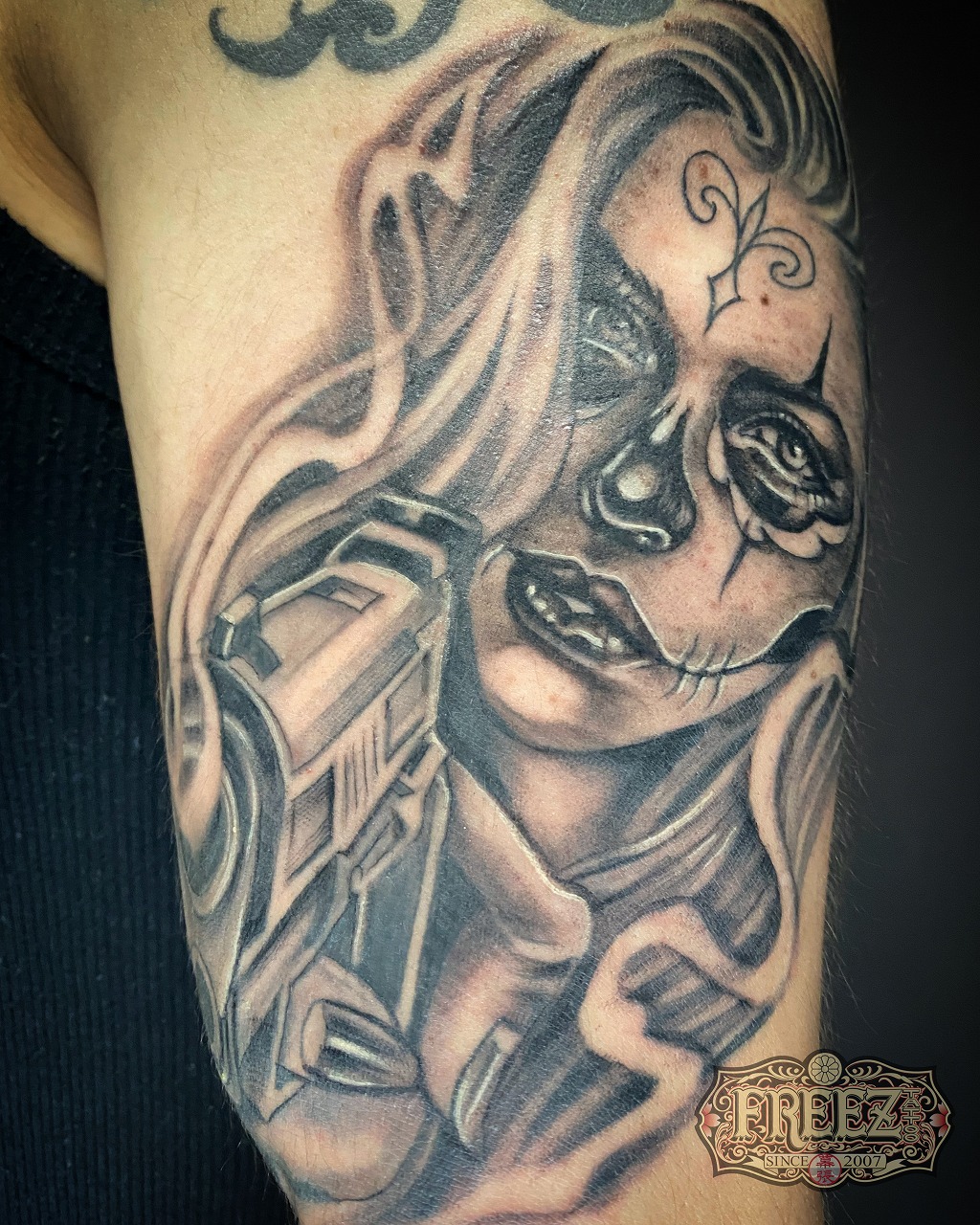 シュガースカルタトゥーtattoo 千葉幕張刺青irezumi 千葉女性彫師sao 千葉タトゥーは千葉市花見川区幕張本郷のfree Z Tattoo フリーズタトゥー
